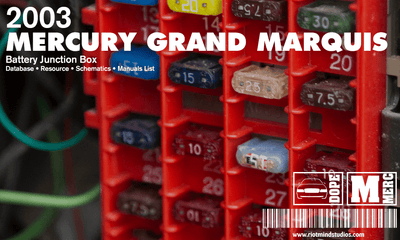 2003 Mercury Grand Marquis | Info Systems & Data Sheets