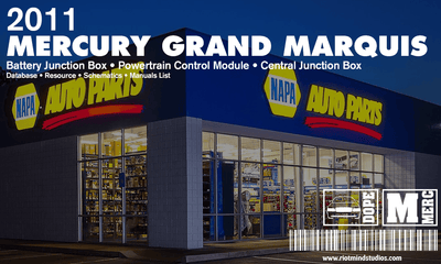 2011 Mercury Grand Marquis Info Systems & Data Sheets
