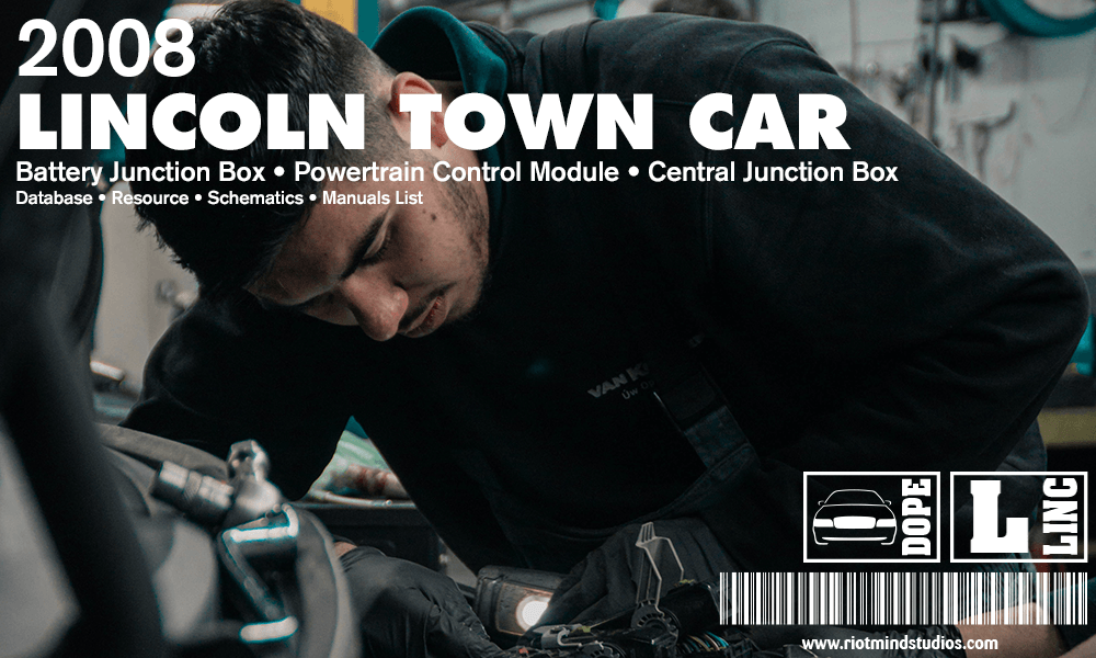 2008 Lincoln Town Car | Info Systems & Data Sheets