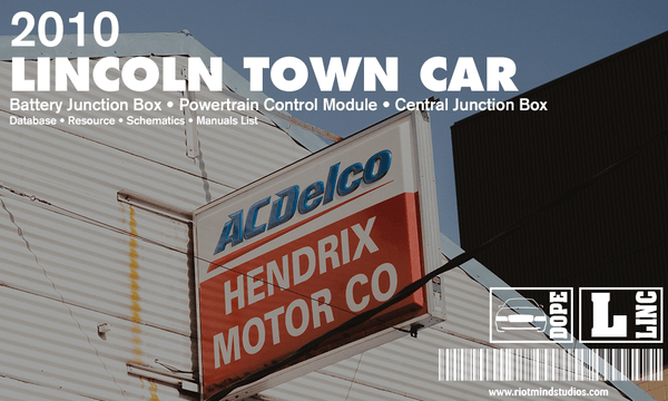 2010 Lincoln Town Car | Info Systems & Data Sheets