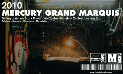 2010 Mercury Grand Marquis | Info Systems & Data Sheets
