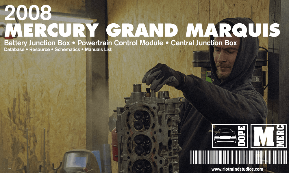2008 Mercury Grand Marquis | Info Systems & Data Sheets