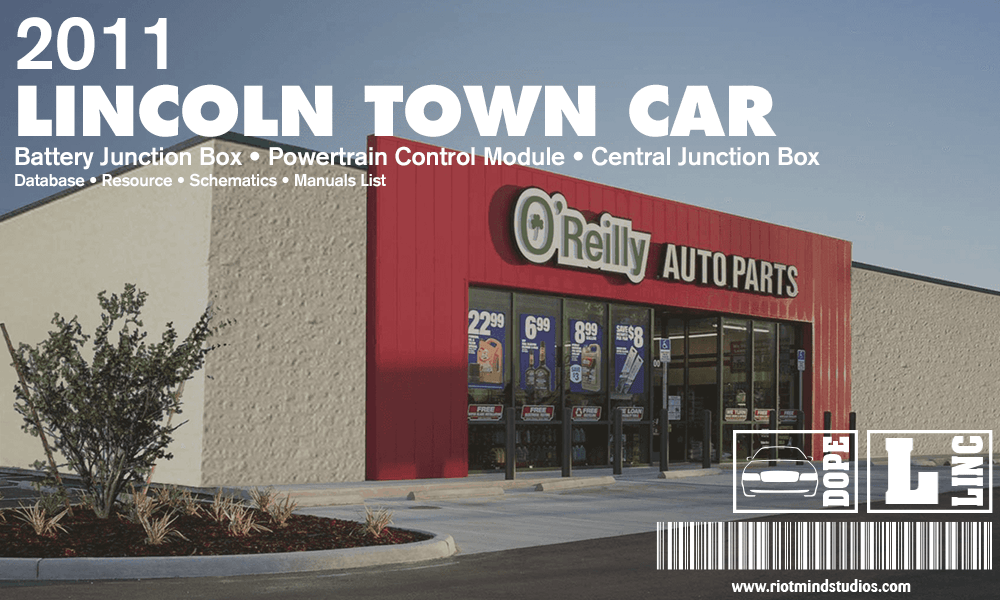 2011 Lincoln Town Car | Info Systems & Data Sheets