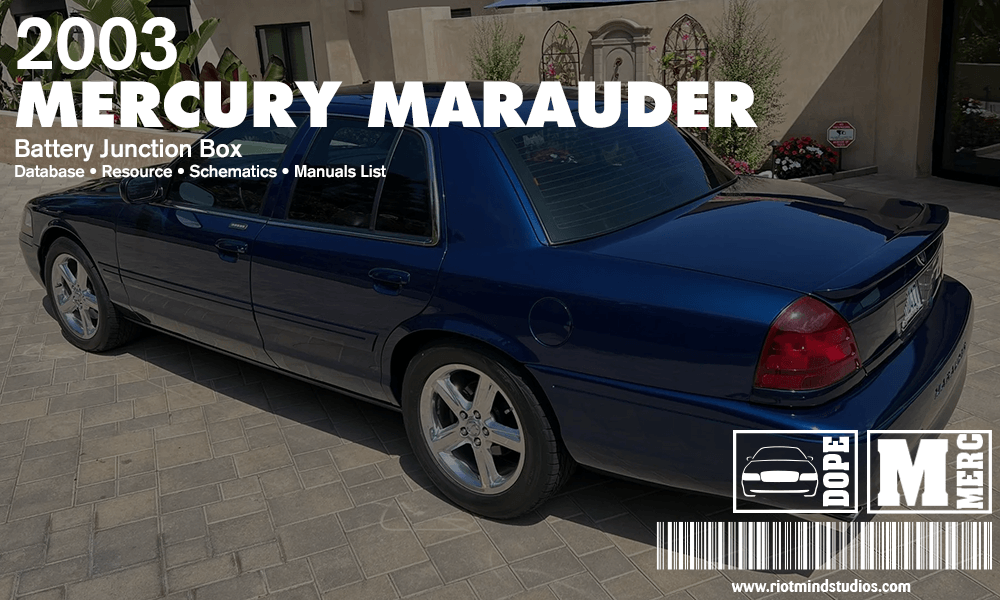 2003 Mercury Marauder | Info Systems & Data Sheets