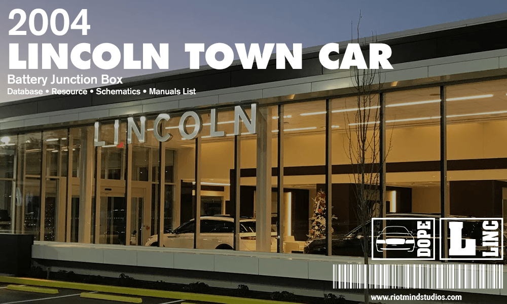 2004 Lincoln Town Car | Info Systems & Data Sheets