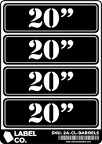 2A Safe & Ammo Case Labels