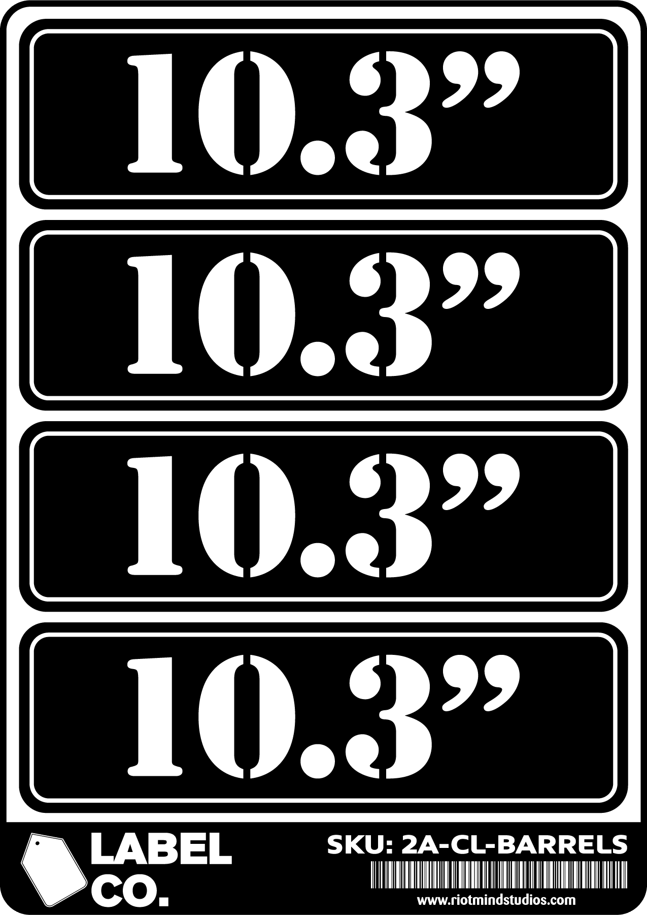 2A Safe & Ammo Case Labels