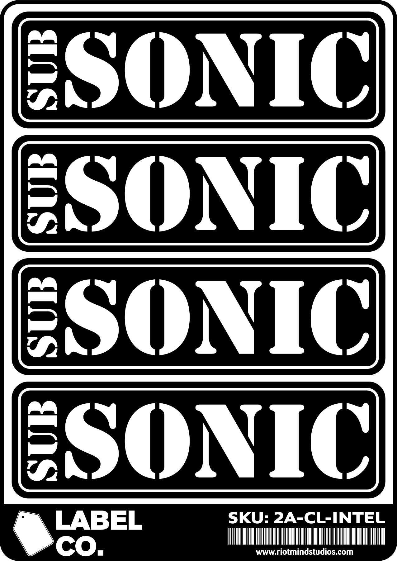 2A Safe & Ammo Case Labels Intel