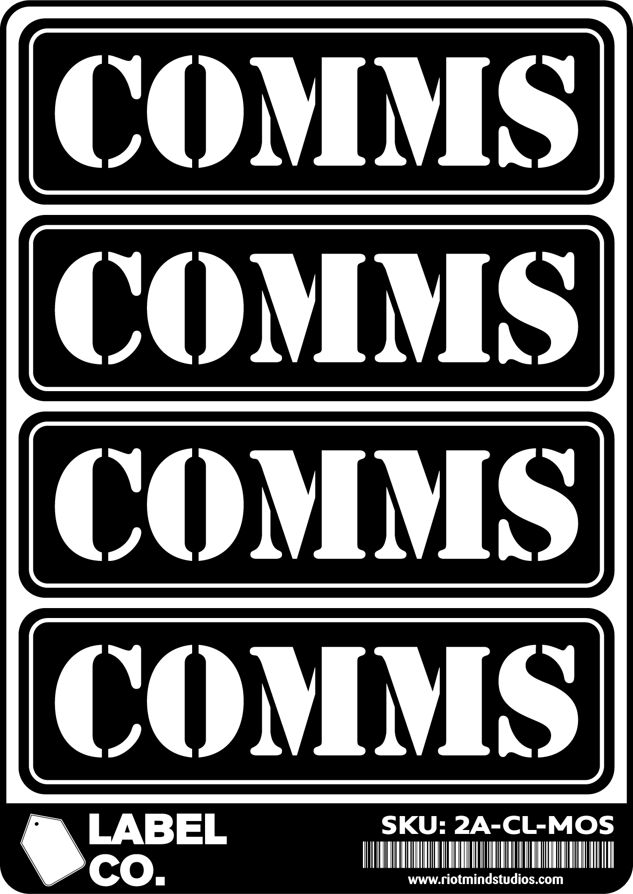 2A Safe & Ammo Case Labels