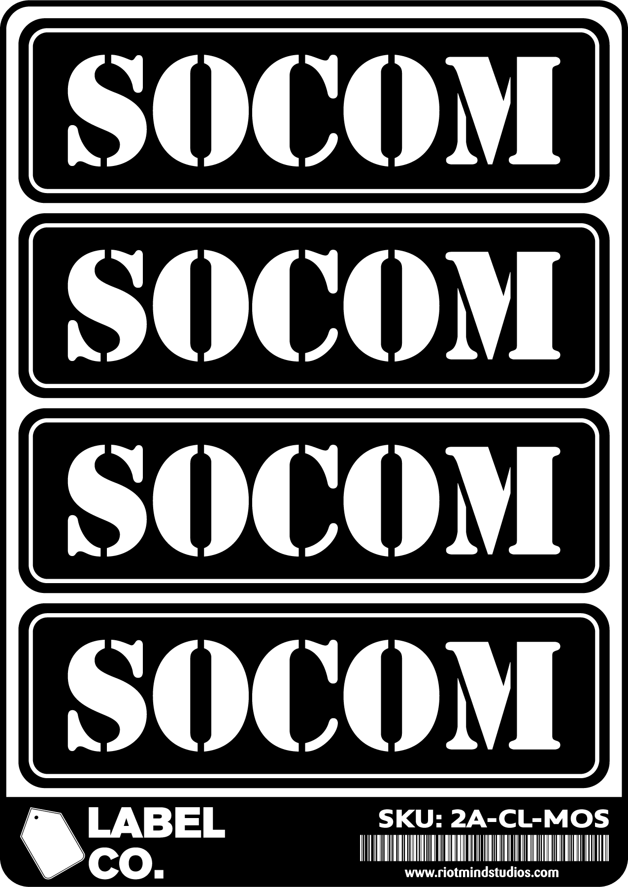 2A Safe & Ammo Case Labels