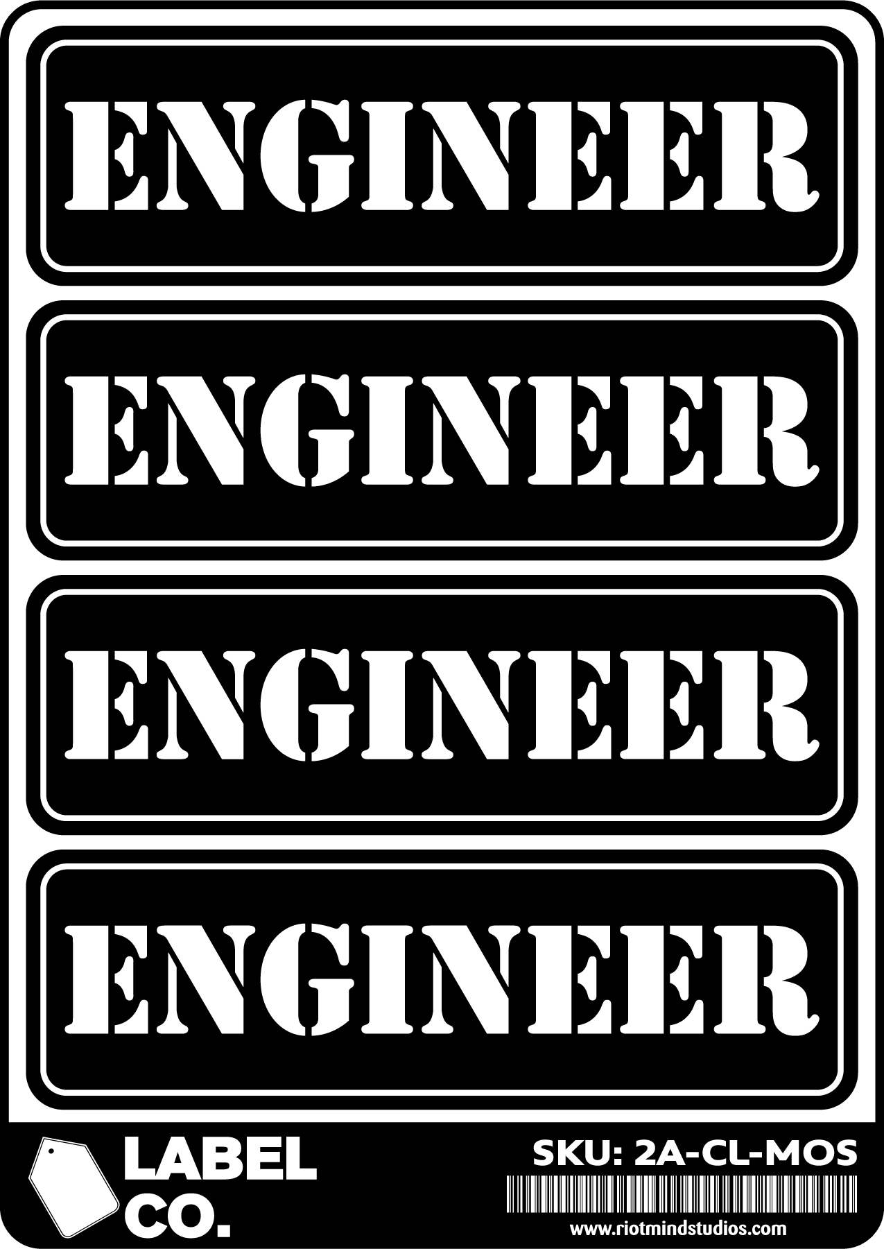 2A Safe & Ammo Case Labels