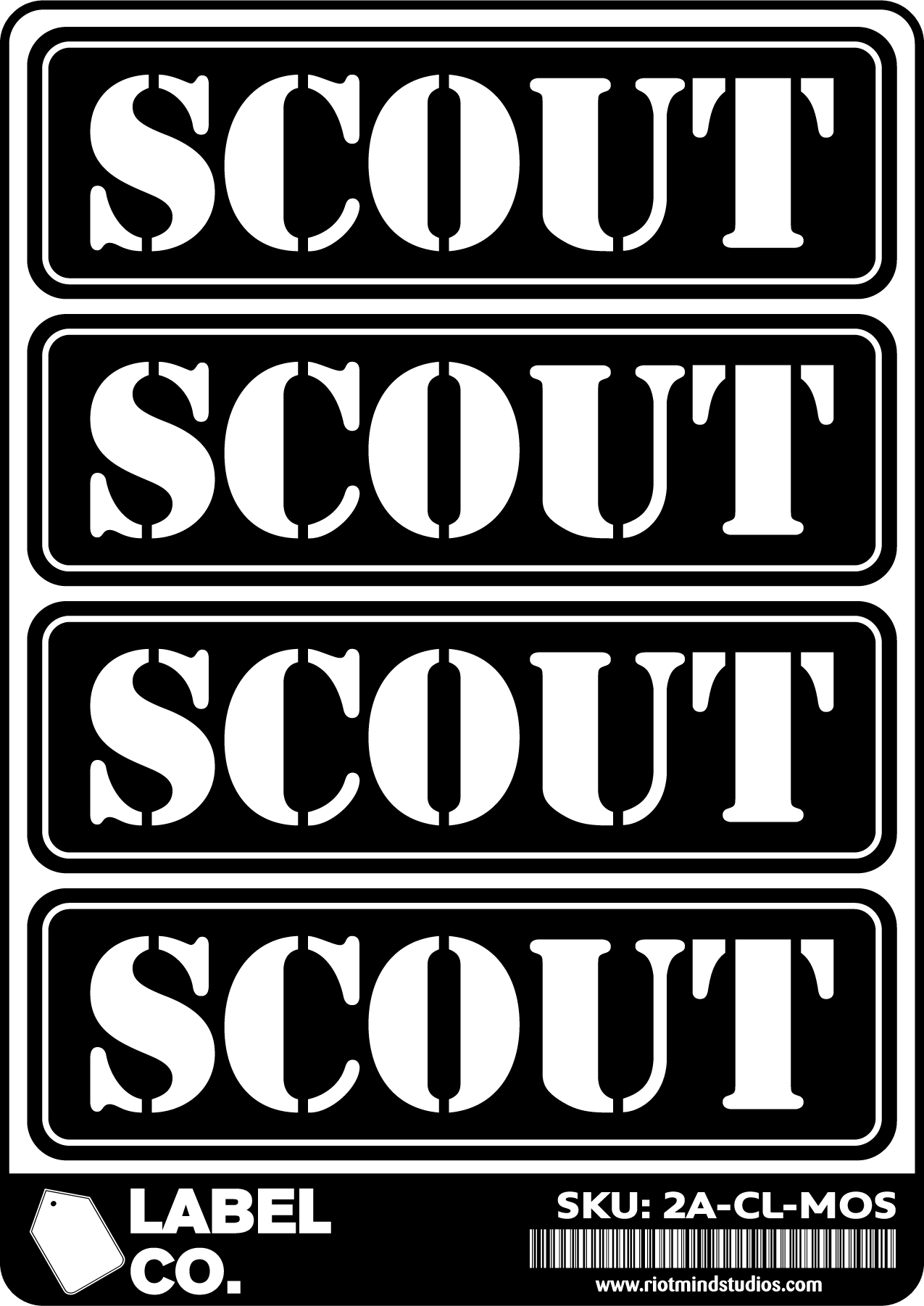 2A Safe & Ammo Case Labels