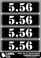 2A Safe & Ammo Case Labels