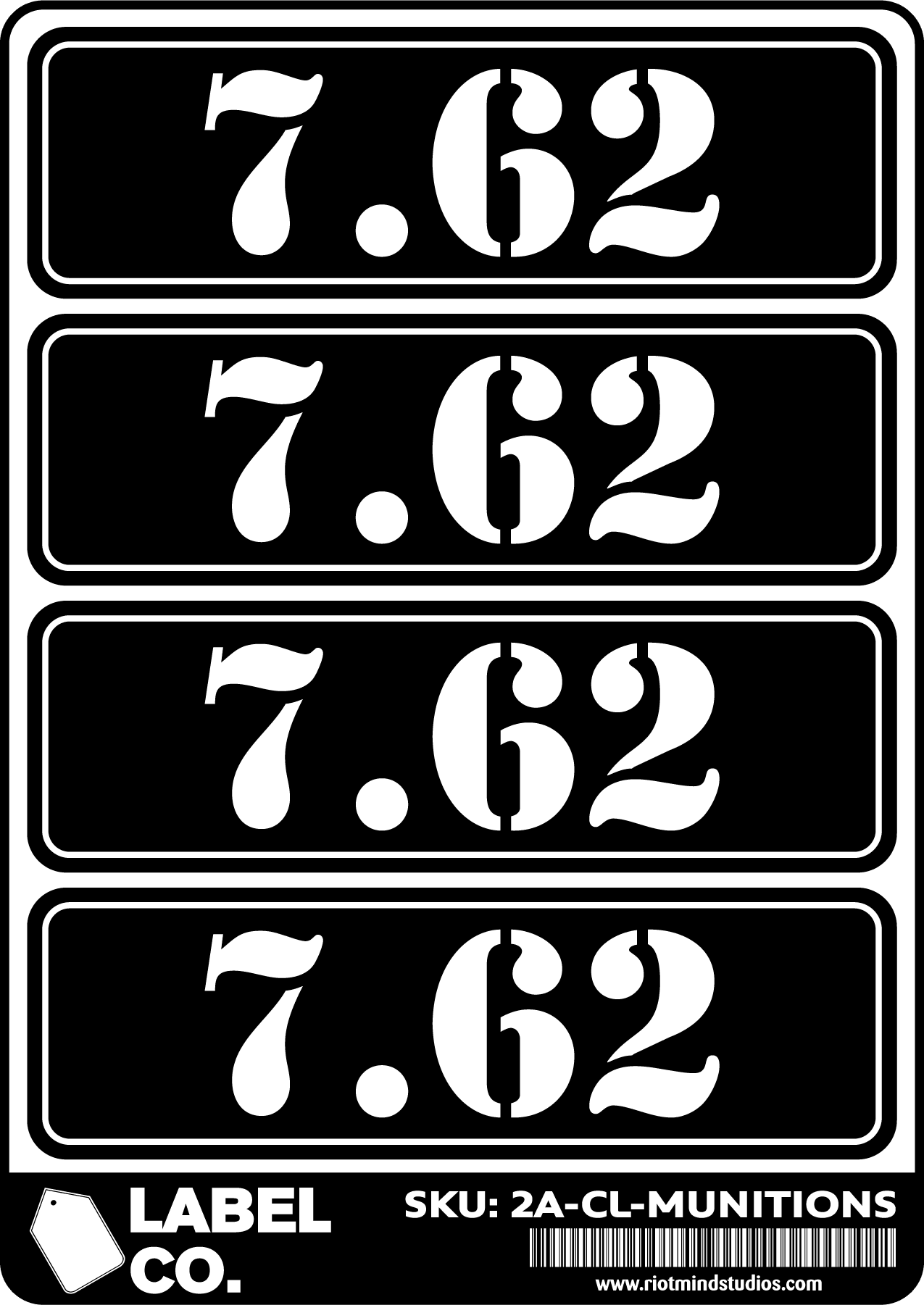 2A Safe & Ammo Case Labels
