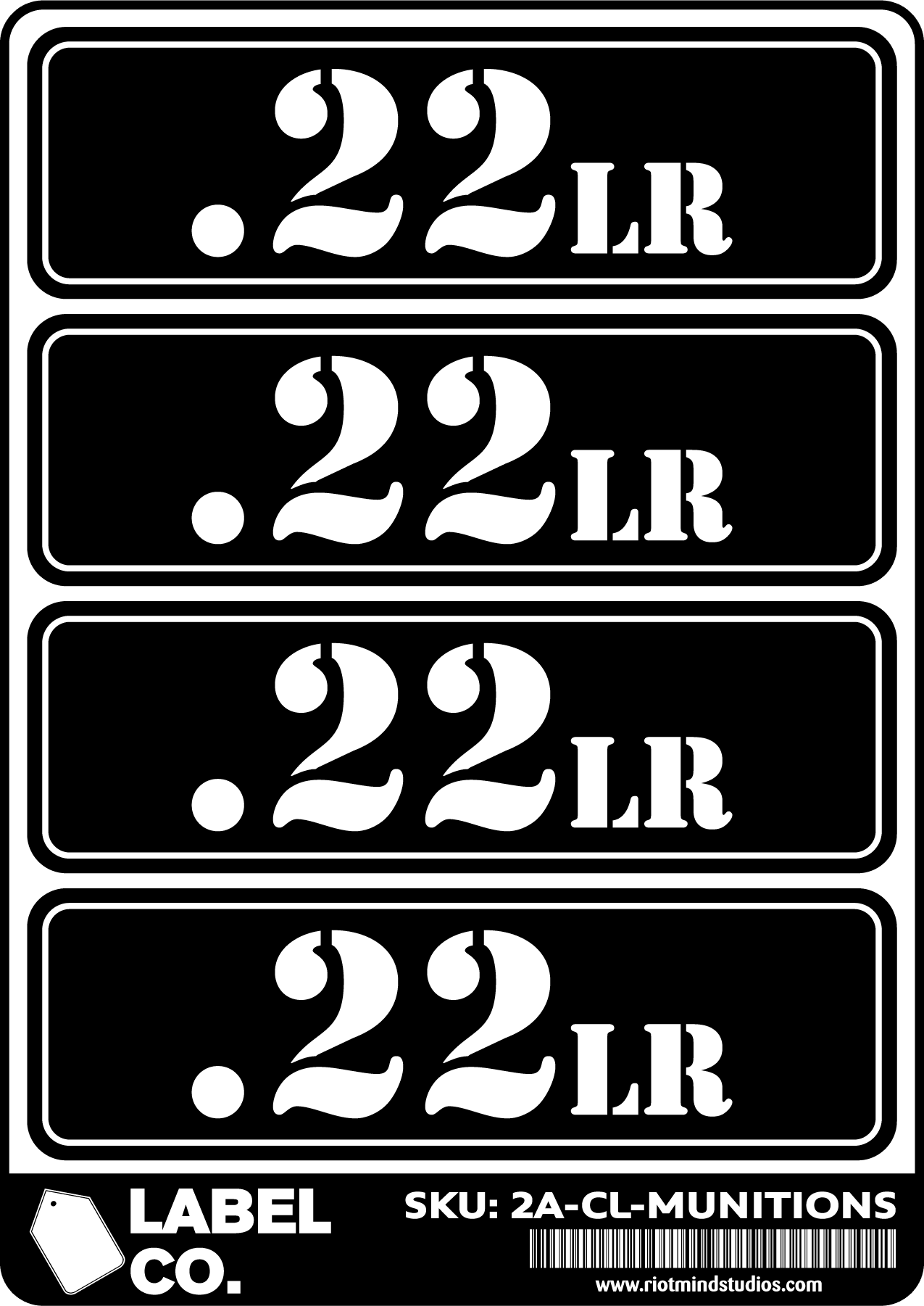2A Safe & Ammo Case Labels