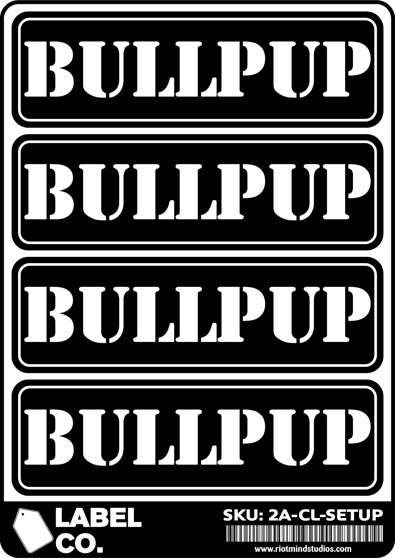 2A Safe & Ammo Case Labels