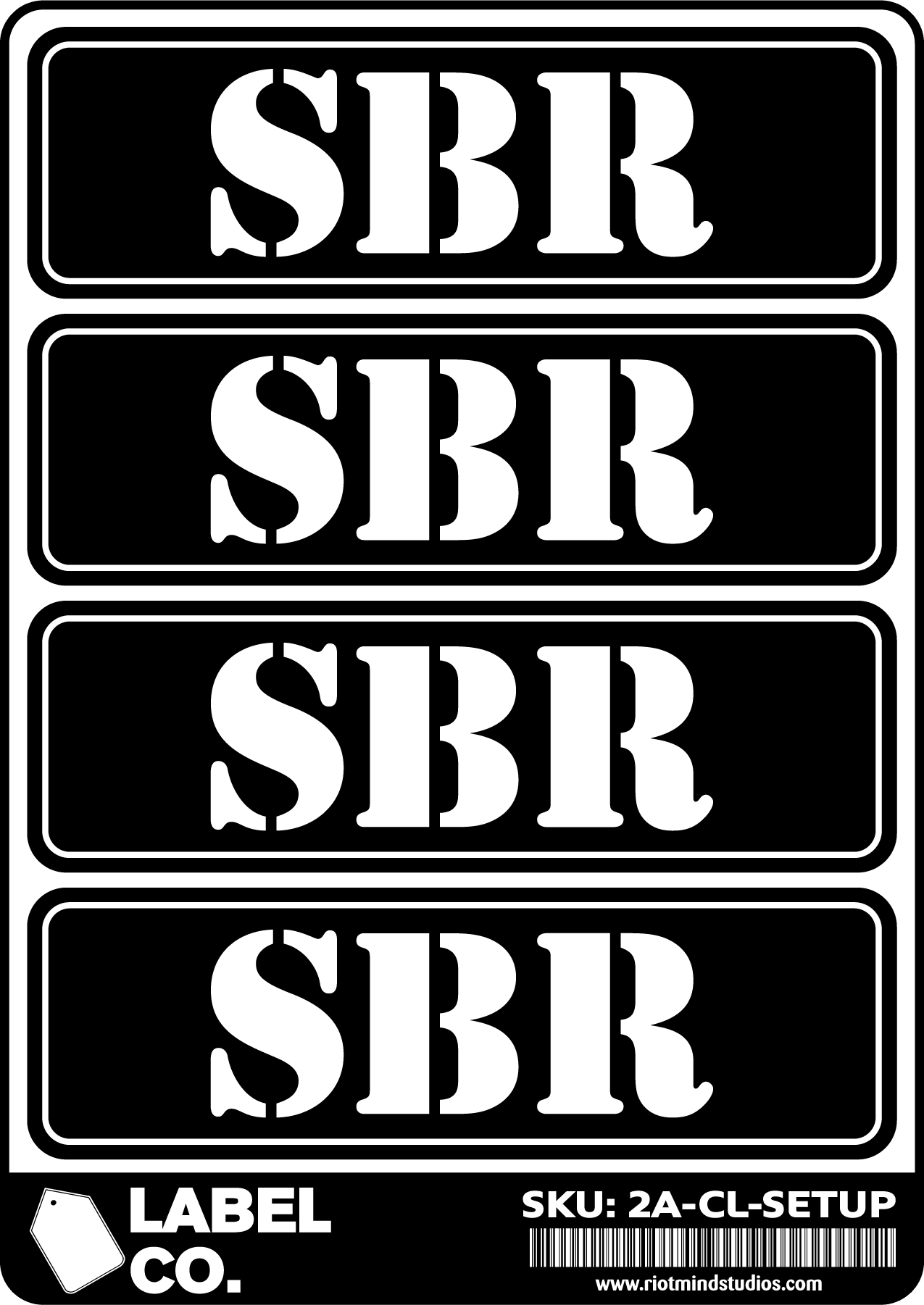 2A Safe & Ammo Case Labels