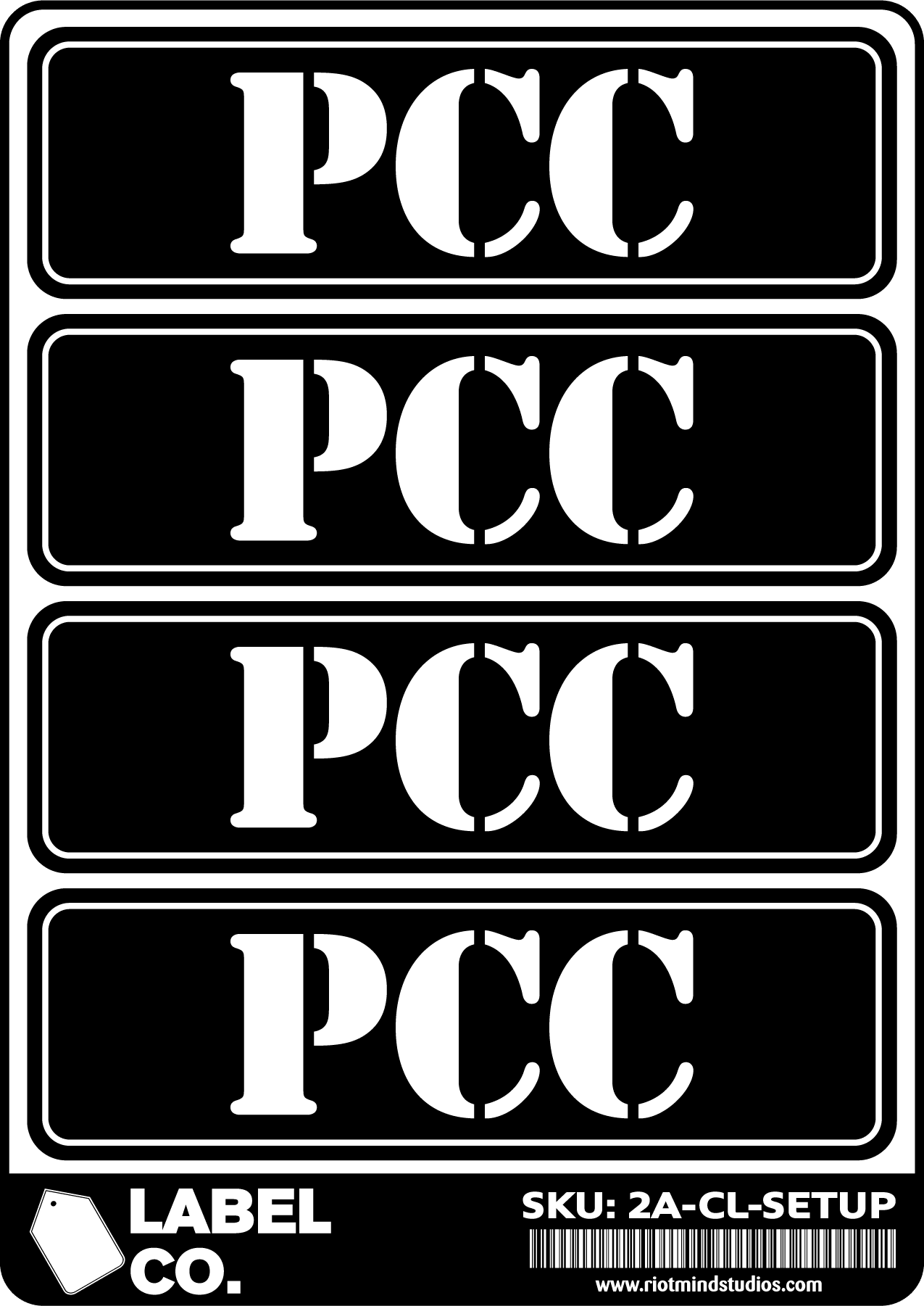 2A Safe & Ammo Case Labels