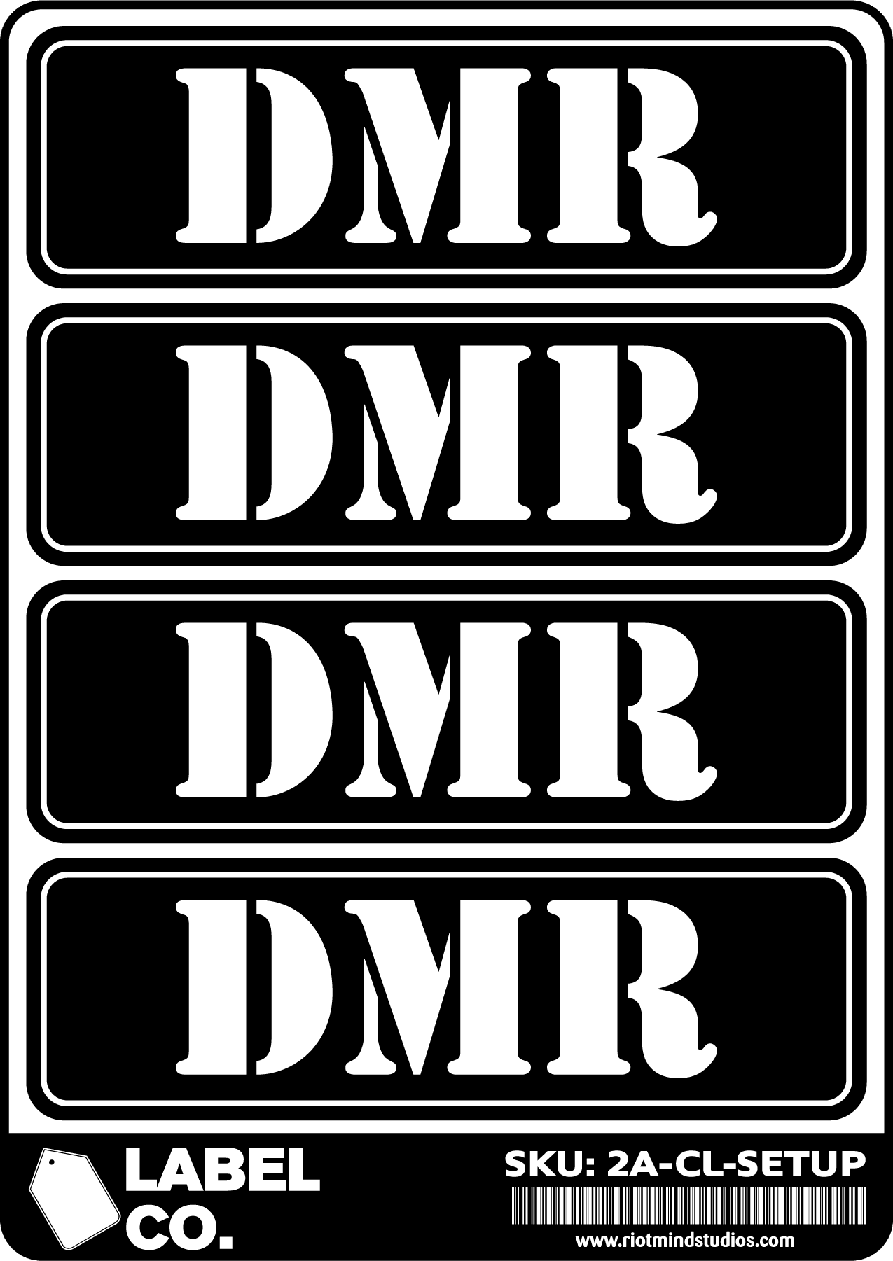 2A Safe & Ammo Case Labels