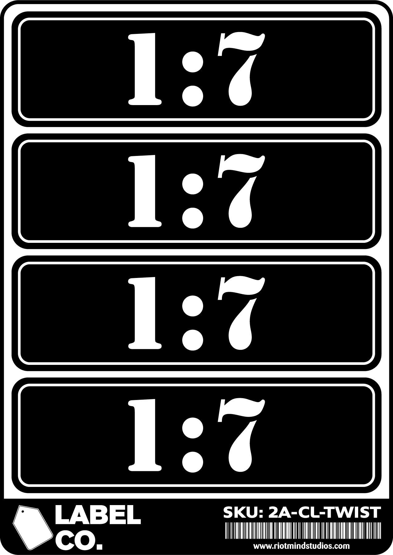 2A Safe & Ammo Case Labels