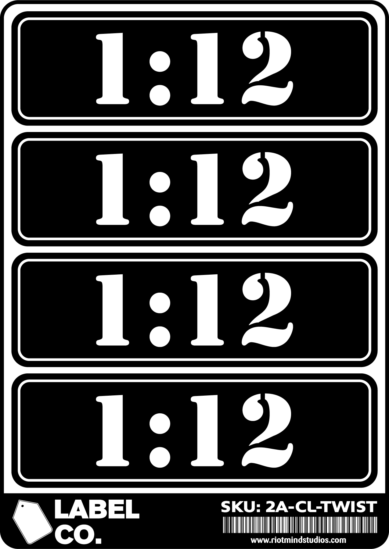2A Safe & Ammo Case Labels