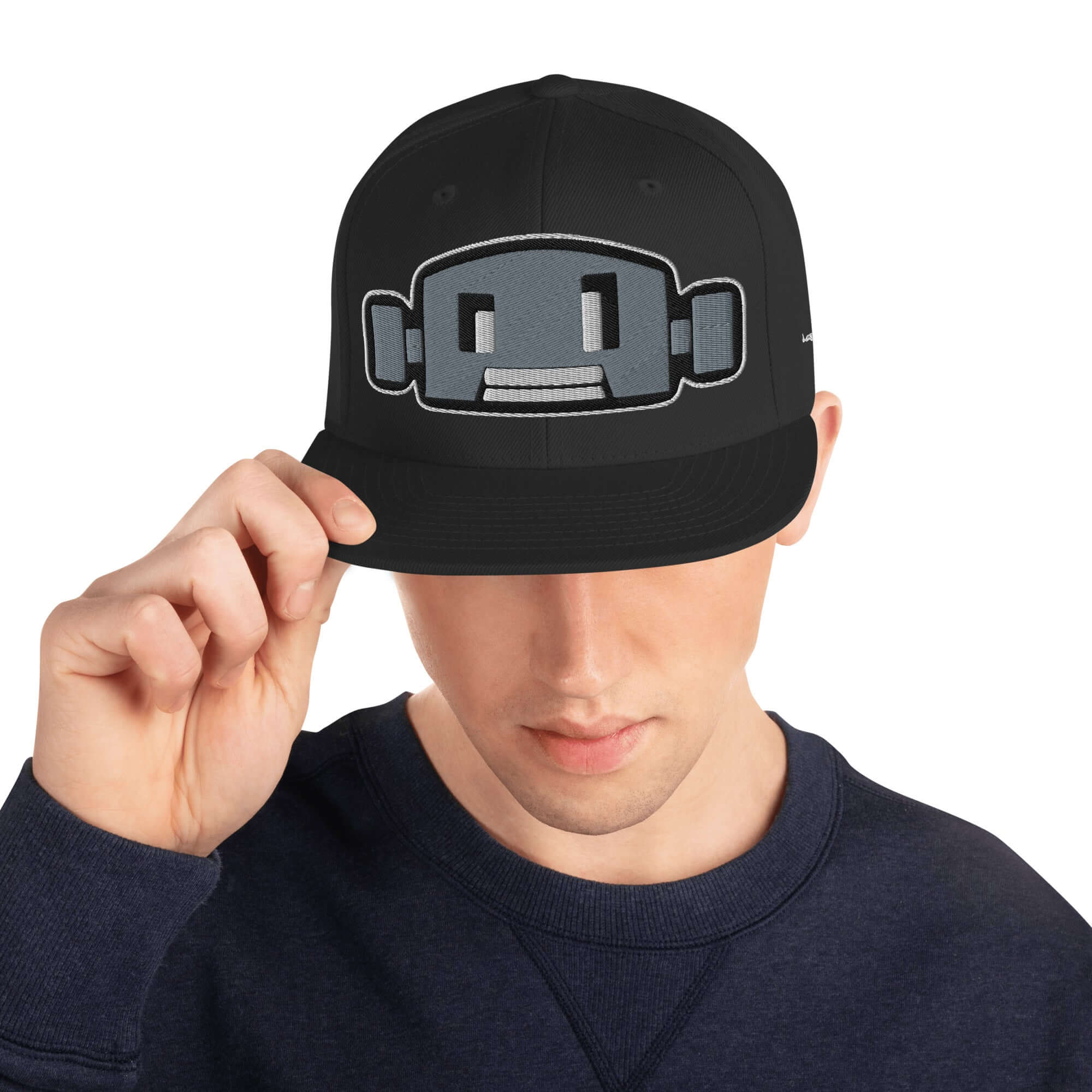 Angry BOT | Snapback Hat Product mockup