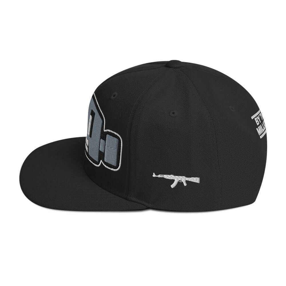 Angry BOT | Snapback Hat Product mockup