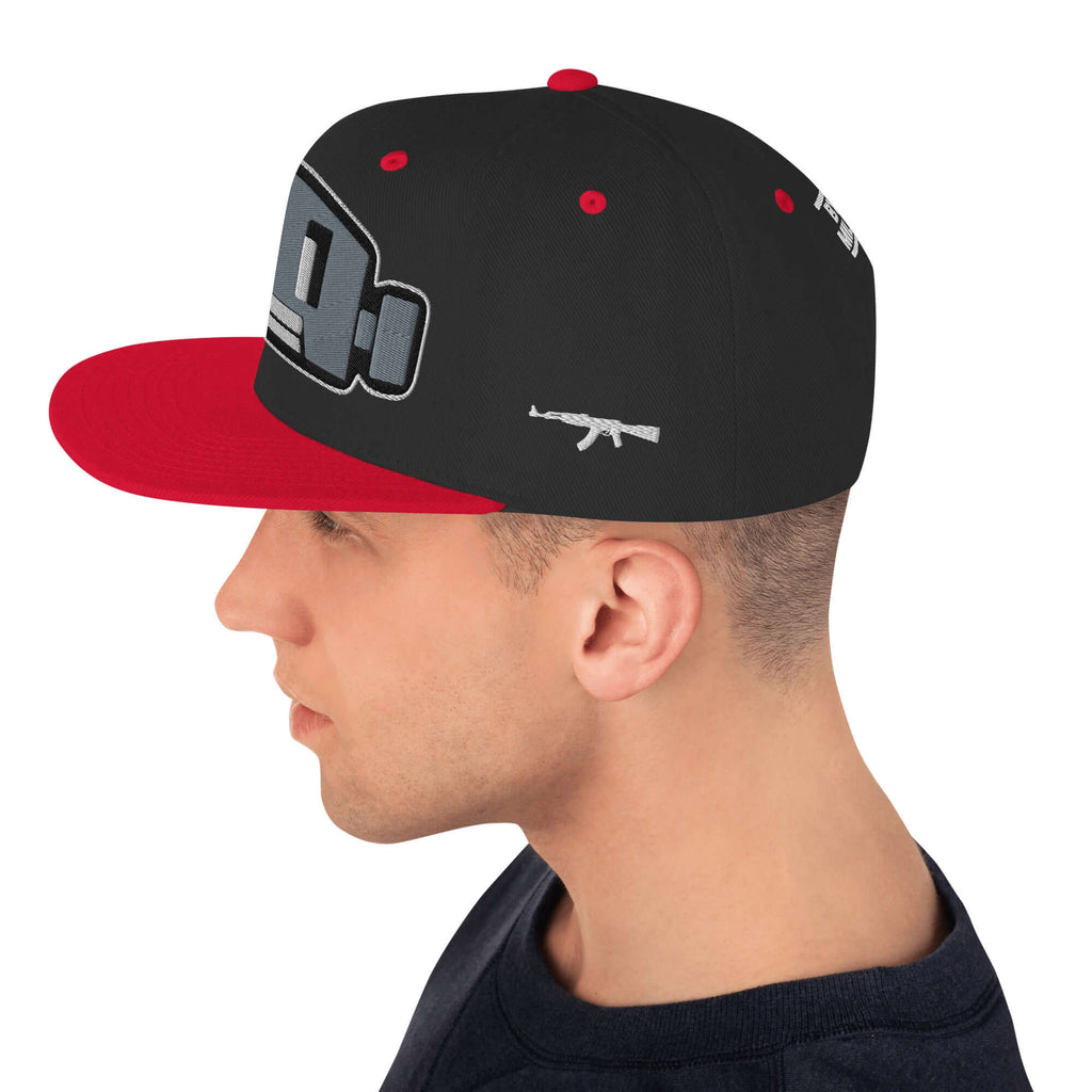 Angry BOT | Snapback Hat Product mockup