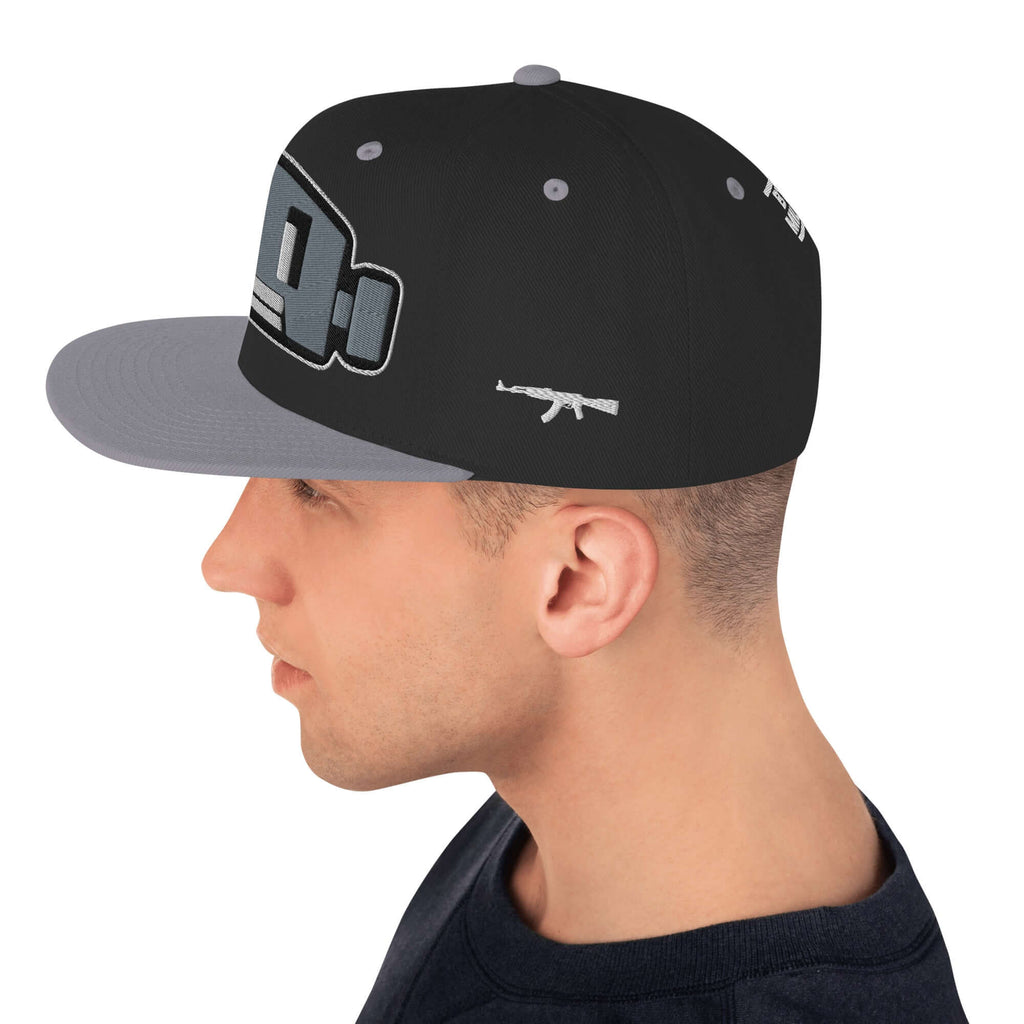 Angry BOT | Snapback Hat Product mockup