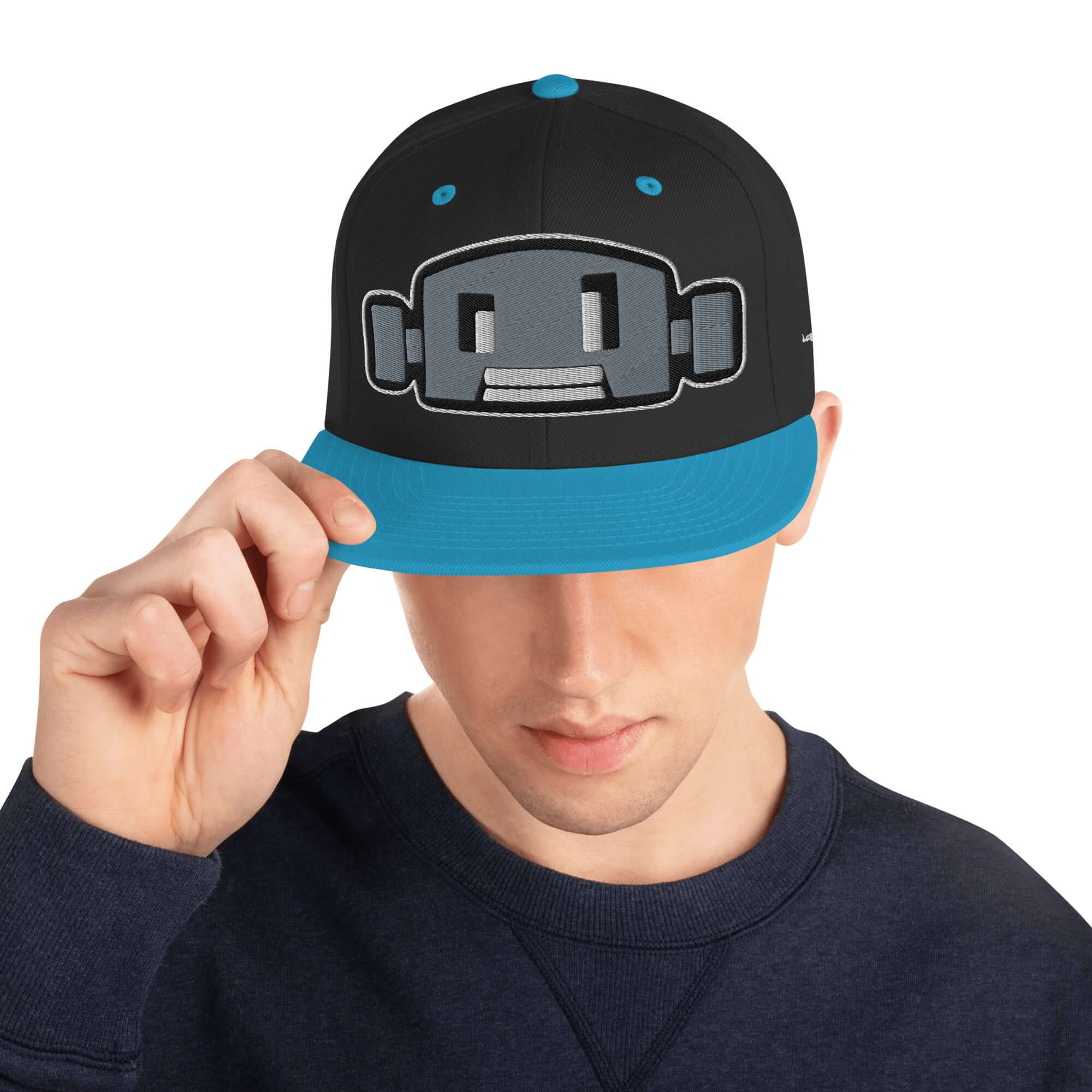 Angry BOT | Snapback Hat Product mockup