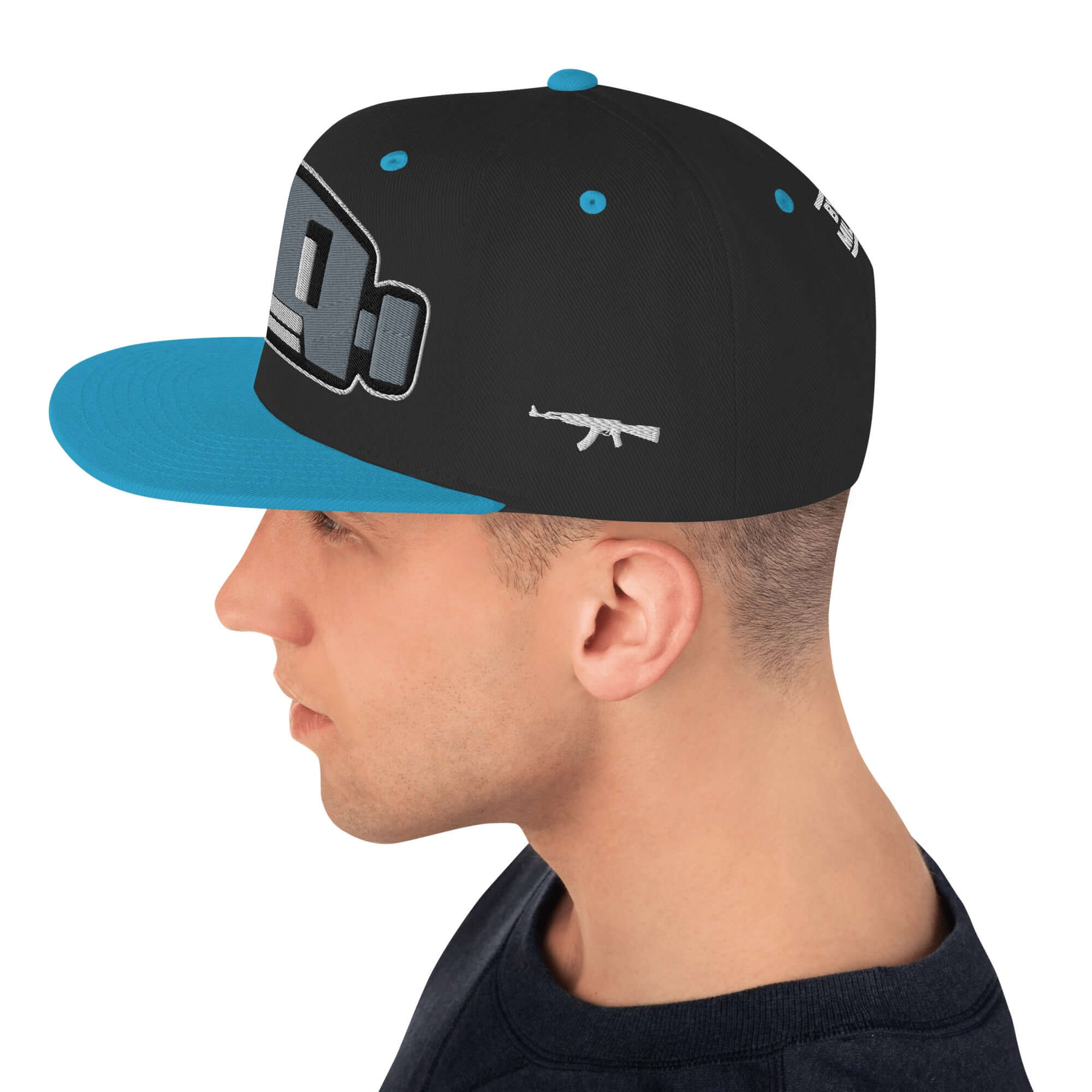Angry BOT | Snapback Hat Product mockup