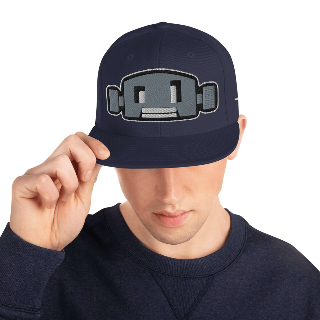 Angry BOT | Snapback Hat Product mockup