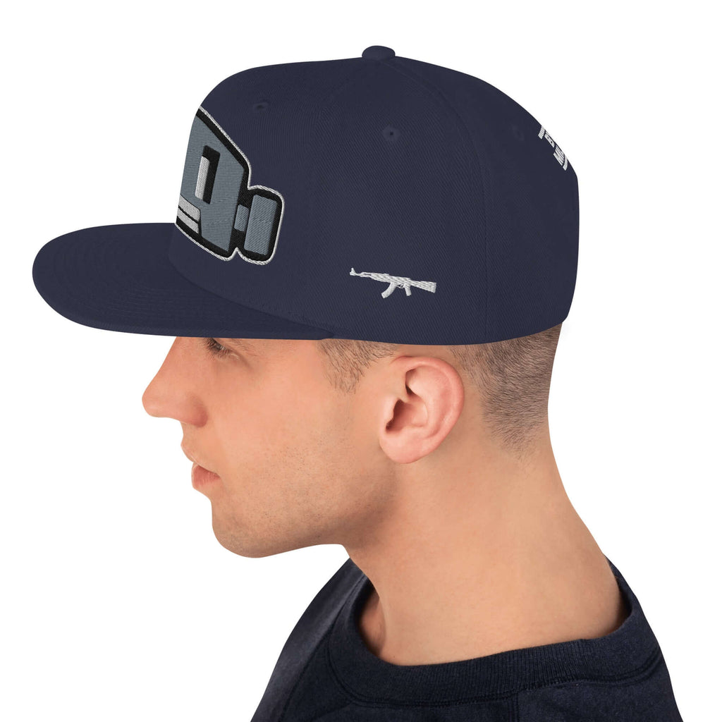 Angry BOT | Snapback Hat Product mockup
