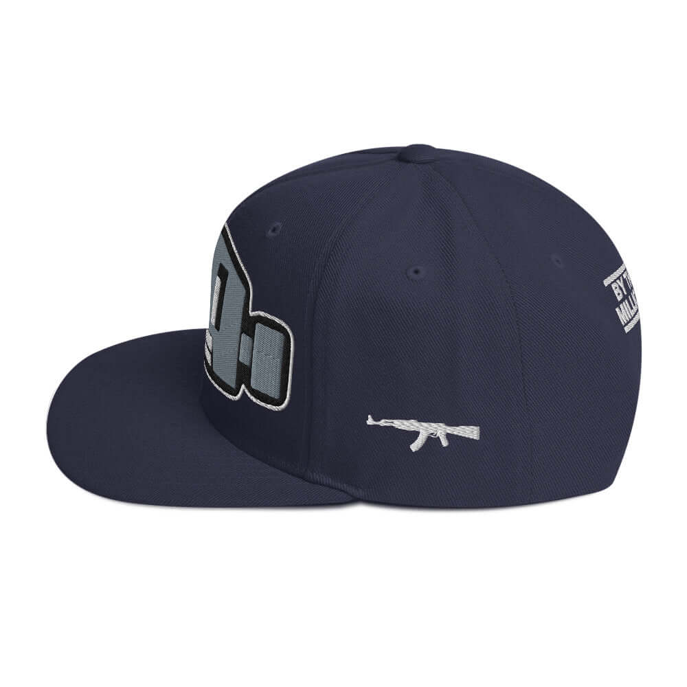 Angry BOT | Snapback Hat Product mockup