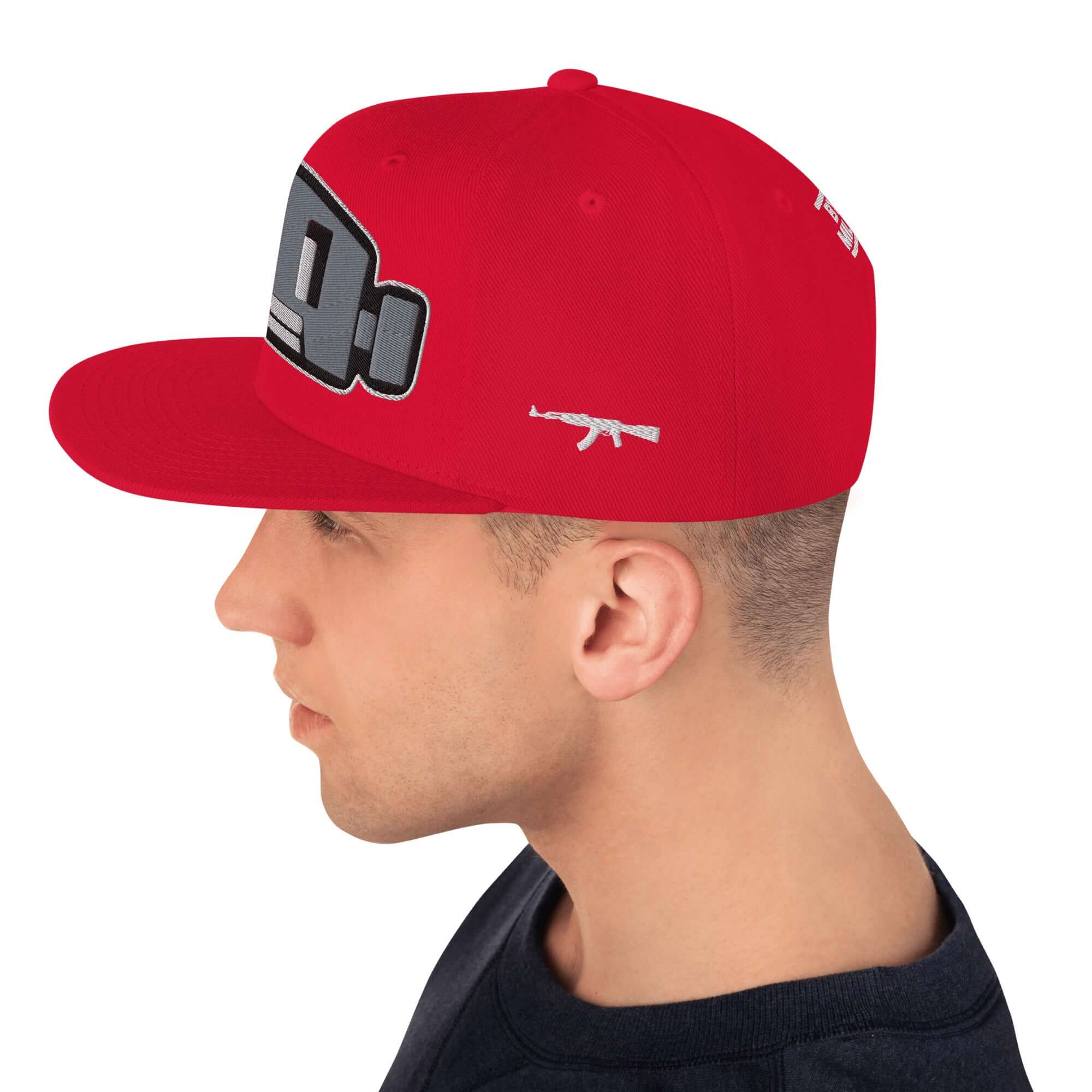 Angry BOT | Snapback Hat Product mockup