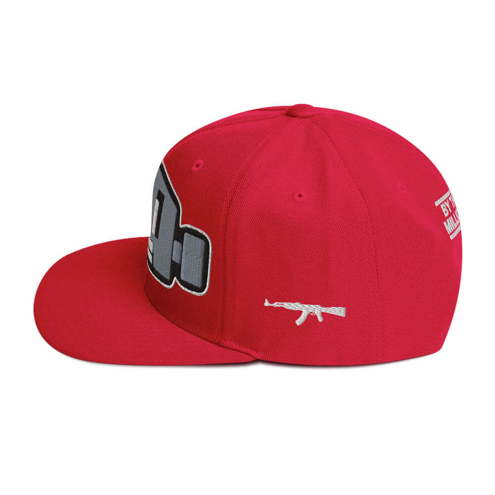 Angry BOT | Snapback Hat Product mockup