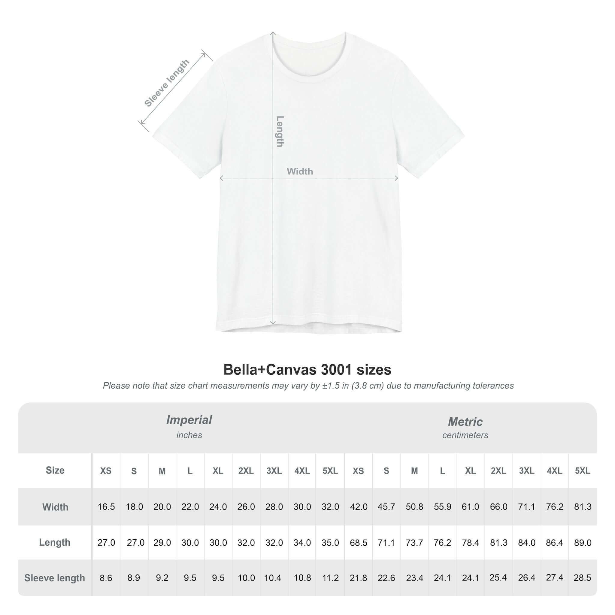 Bella_Canvas_3001_Size_Chart