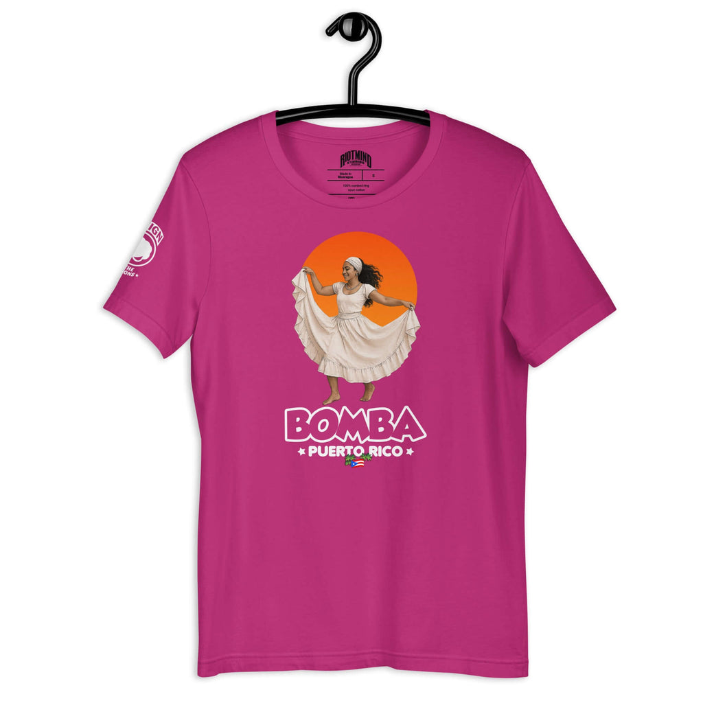 Bomba De Puerto Rico | Unisex t-shirt Product mockup