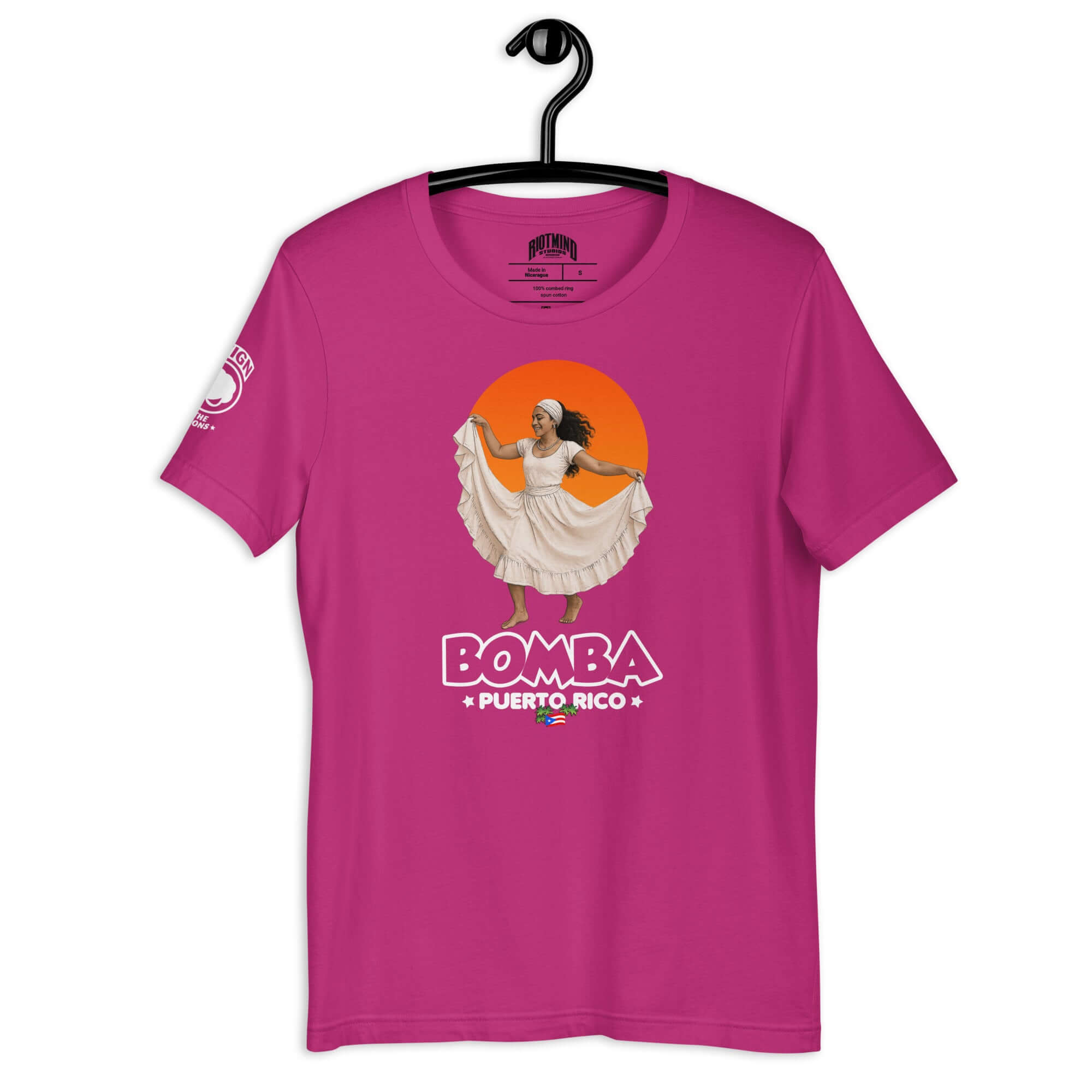 Bomba De Puerto Rico | Unisex t-shirt Product mockup