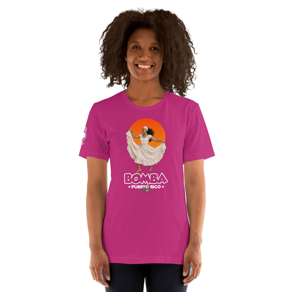 Bomba De Puerto Rico | Unisex t-shirt Product mockup