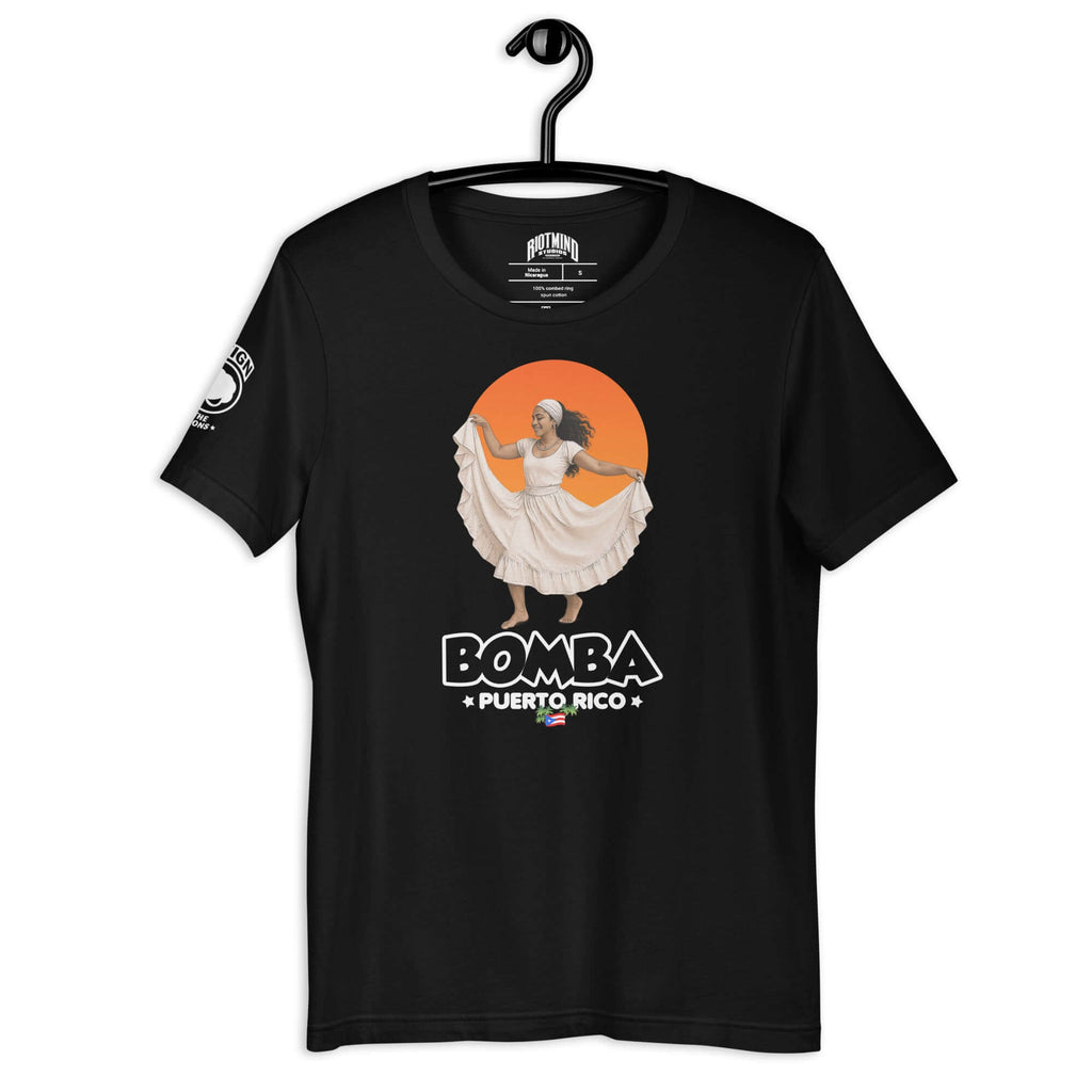 Bomba De Puerto Rico | Unisex t-shirt Product mockup