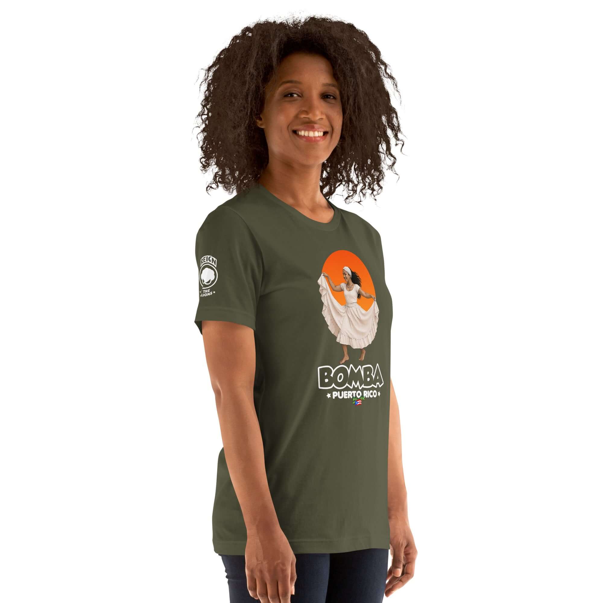 Bomba De Puerto Rico | Unisex t-shirt Product mockup