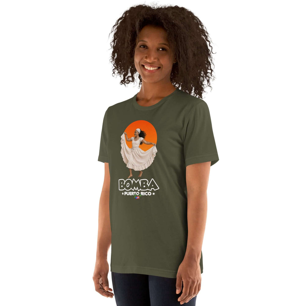 Bomba De Puerto Rico | Unisex t-shirt Product mockup