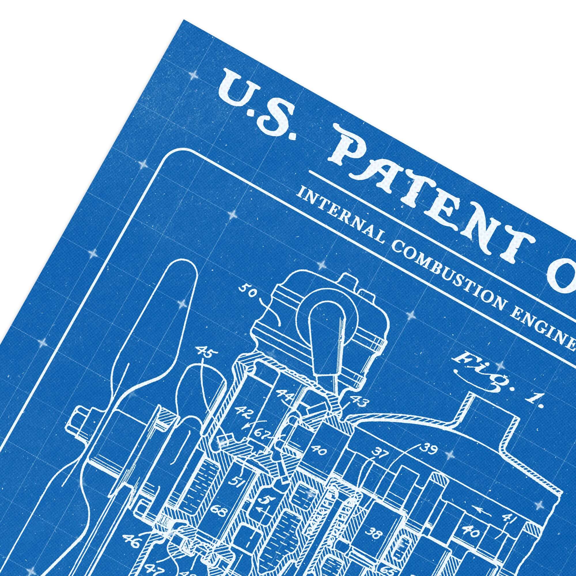 Internal Combustion Engine | Patent Poster