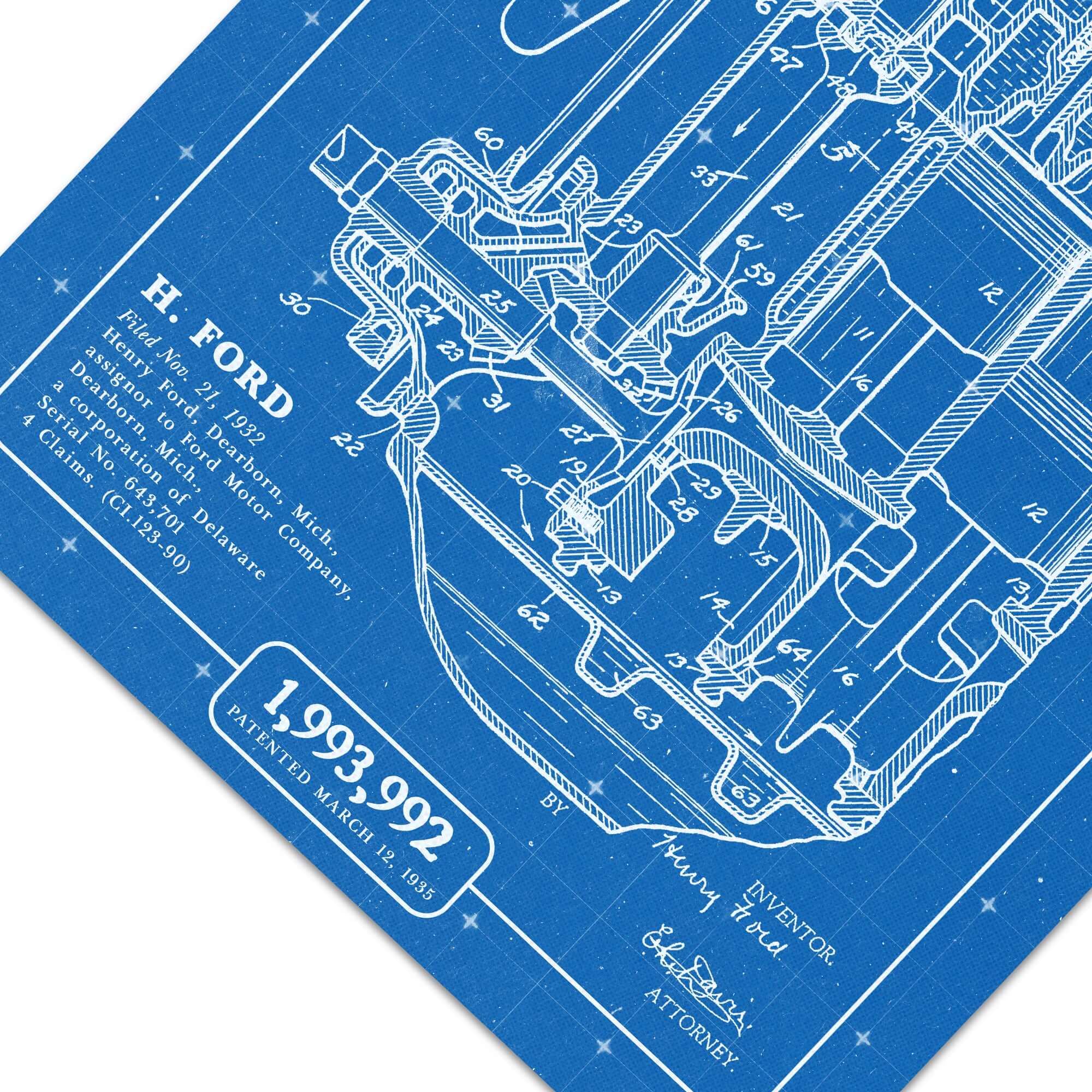 Internal Combustion Engine | Patent Poster