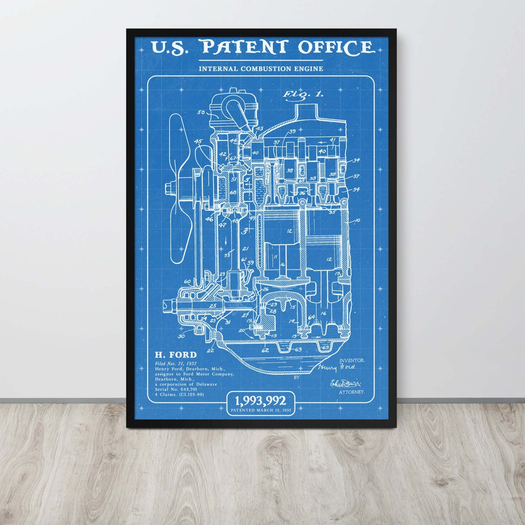 Internal Combustion Engine | Patent Poster