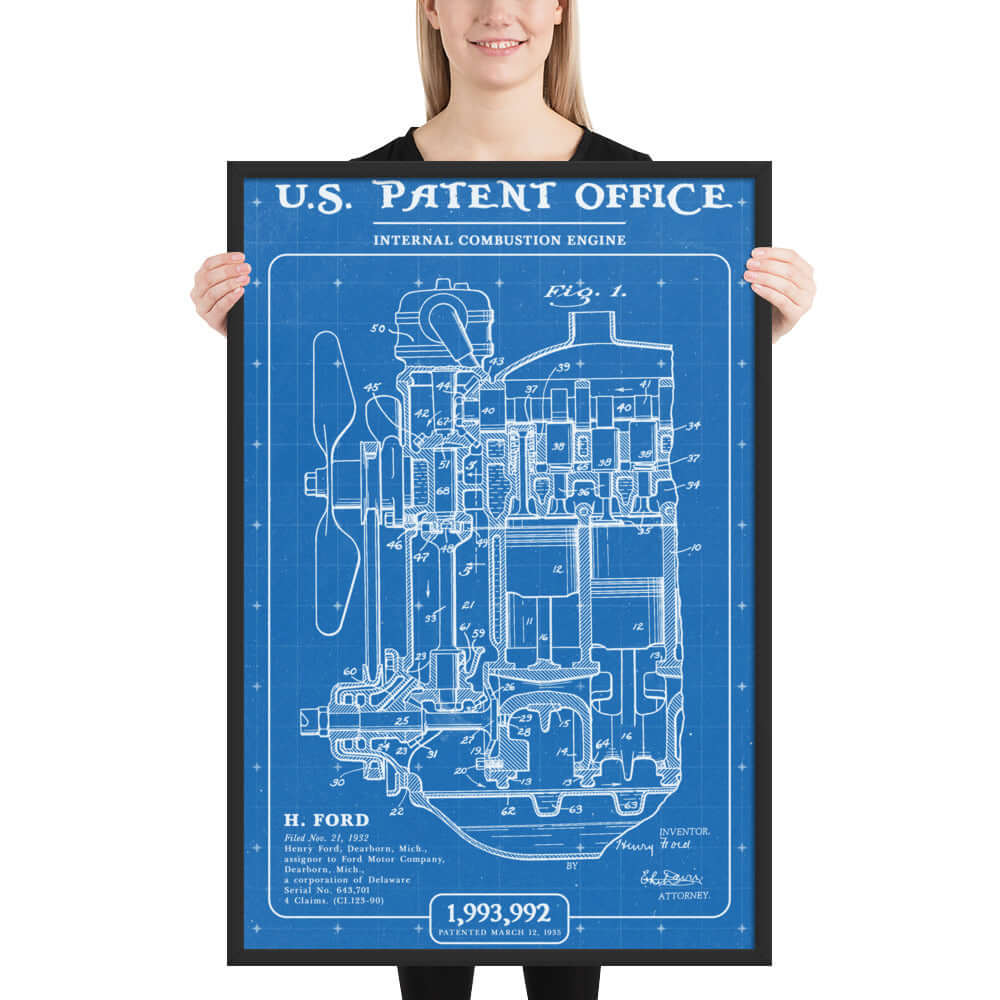 Internal Combustion Engine | Patent Poster
