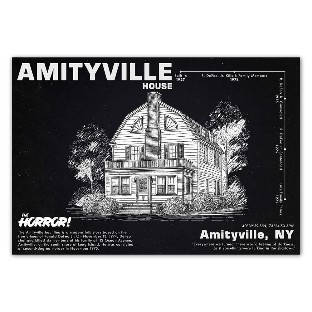 Amityville House | Horror Poster