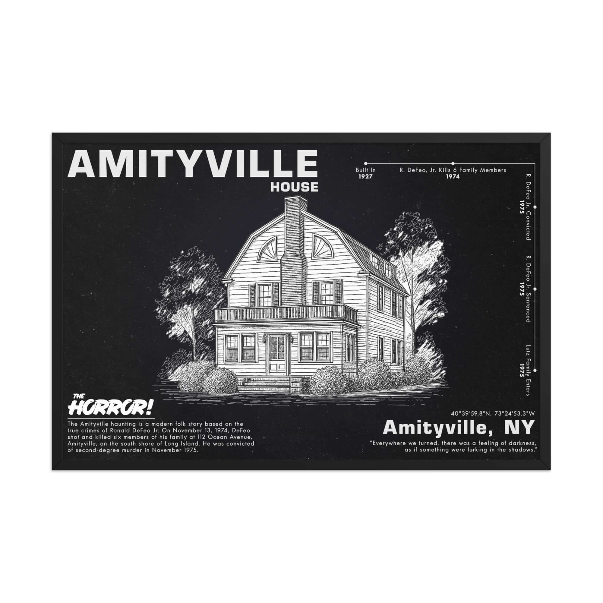 Amityville House | Horror Poster