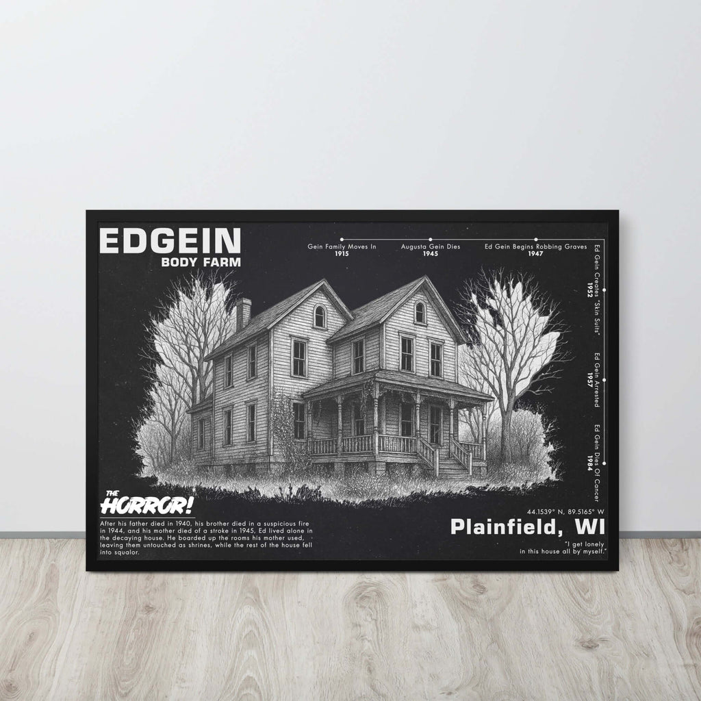 Ed Gein Body Farm | Horror Poster